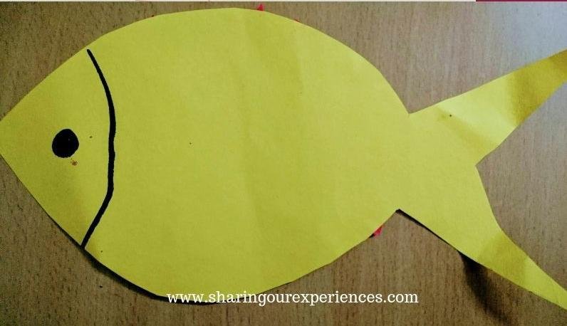 DIY cut and paste activity for toddlers 2