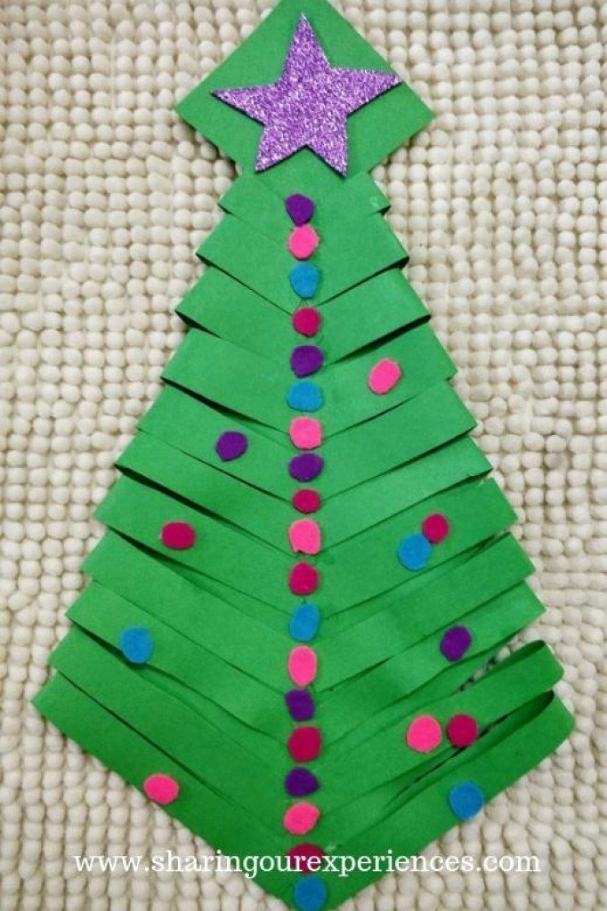 Easy Christmas Tree Crafts Ideas for toddlers and preschoolers ...