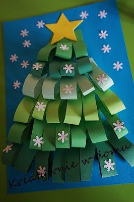 folded Paper Christmas Tree