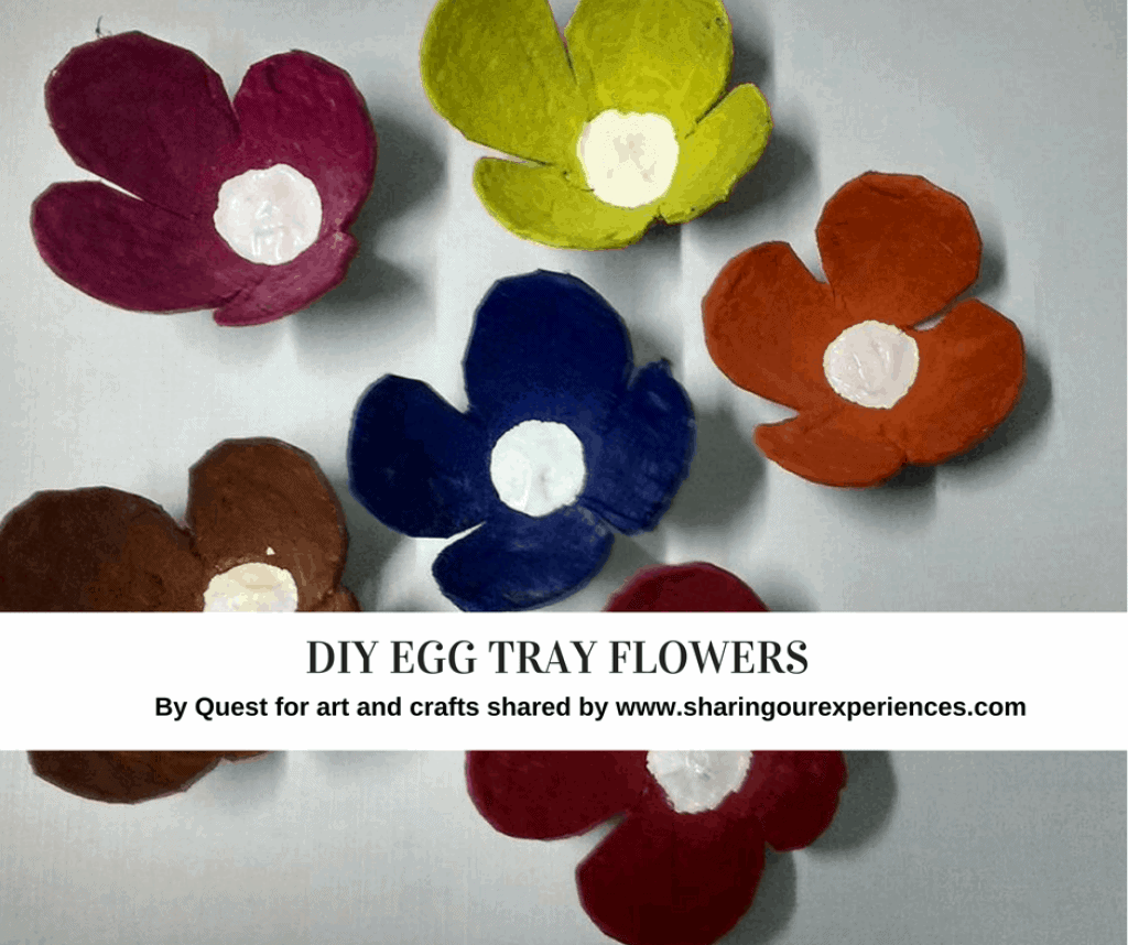 How To Make Egg Carton Flowers