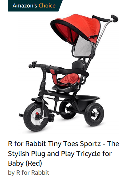 small tricycle for 1 year old