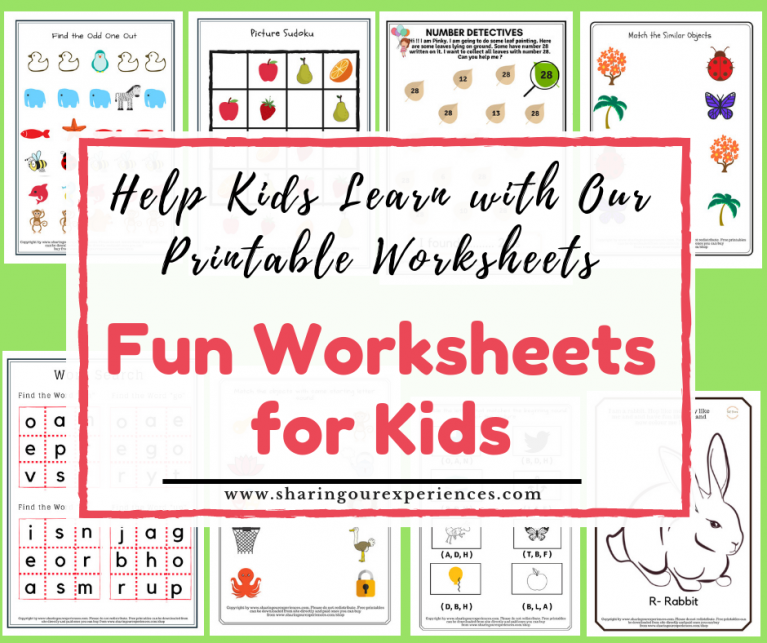 fun worksheets for kids help kids learn with our printable worksheets