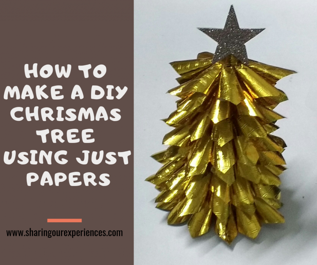 How to make a DIY Christmas tree using Paper