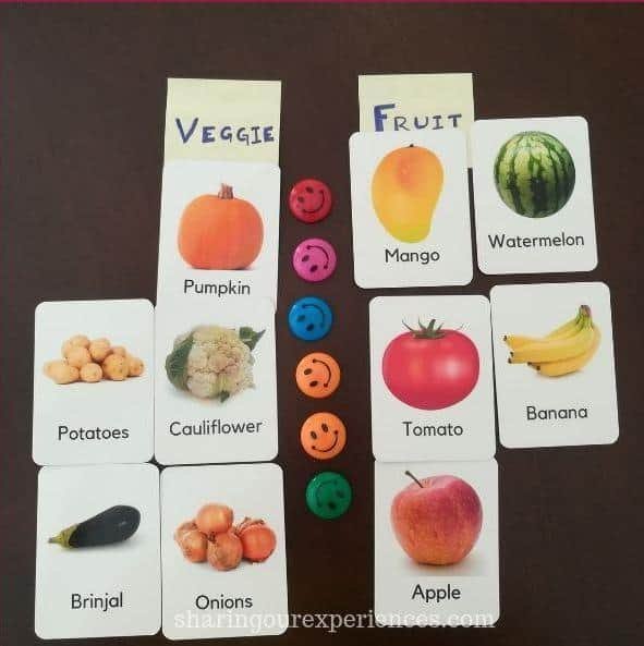 Fruits Flash Card Activities