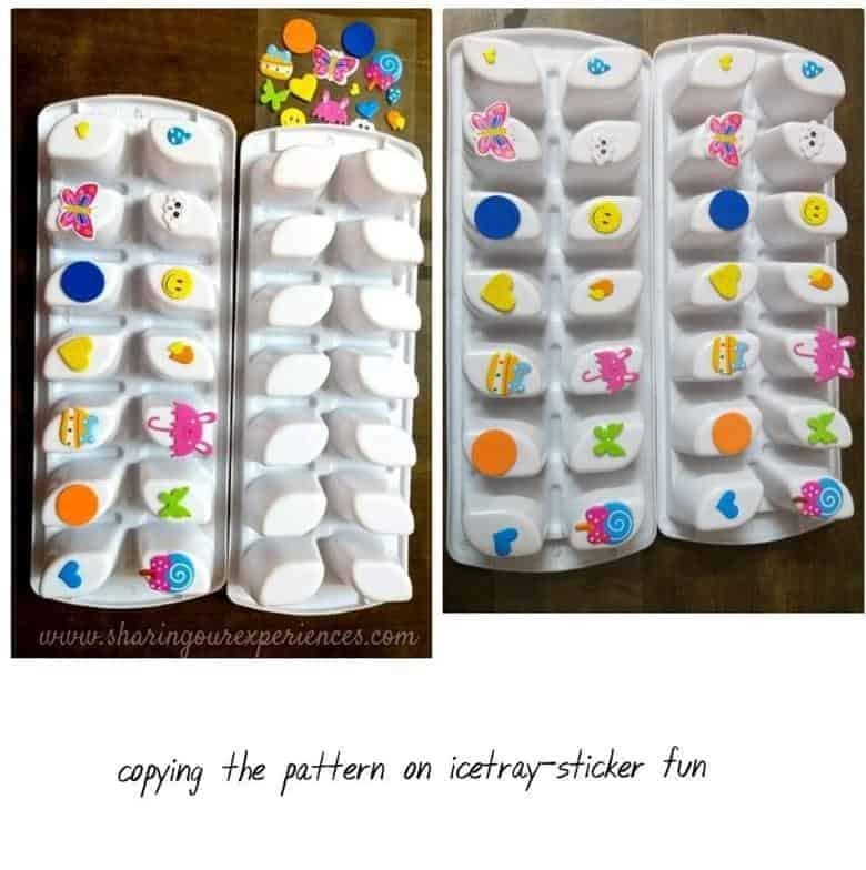 Easy stickers Game for improving Visual discrimination. If you are looking for how to improve Visual Discrimination skills of preschoolers? Check out these easy Visual Discrimination activities and games for preschoolers at home that you can easily play or set up with things available at home.