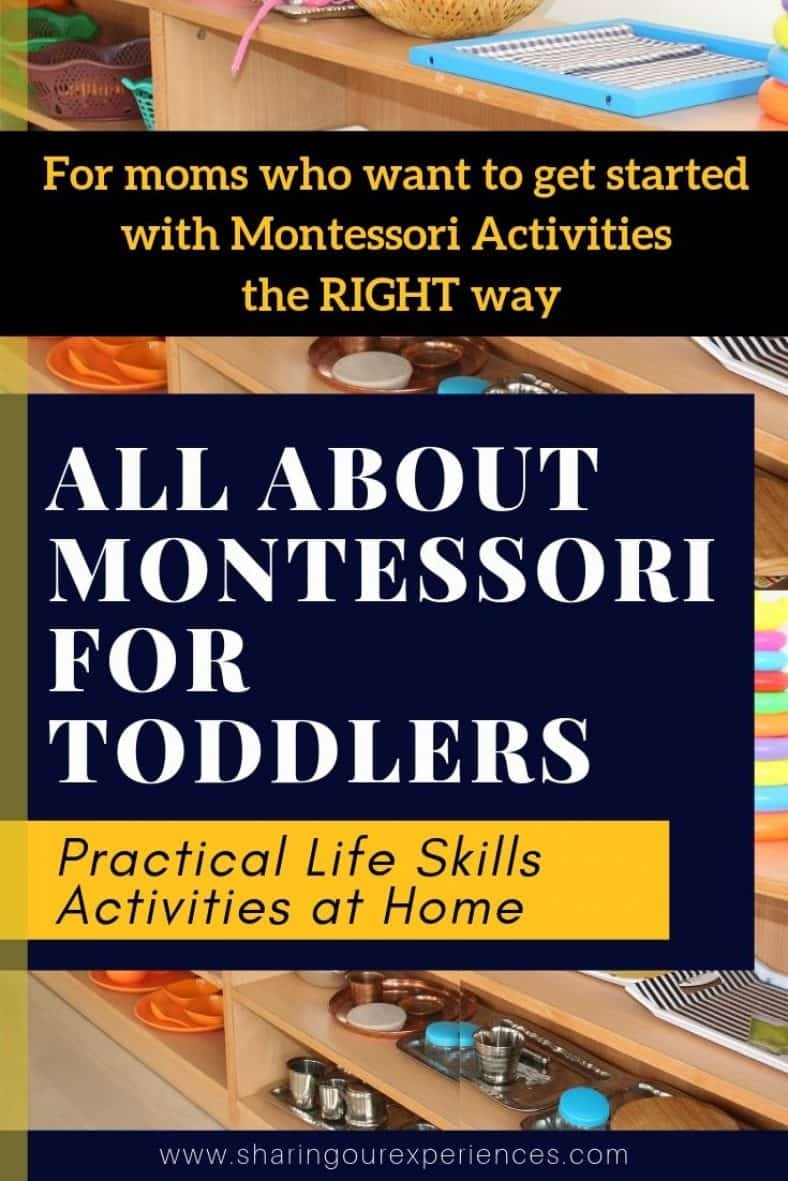 All about Montessori for Toddlers and Practical Life Skills Activities ...