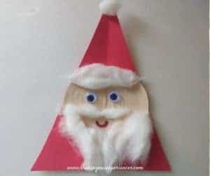 DIY Christmas Santa With Paper craft - Sharing Our Experiences