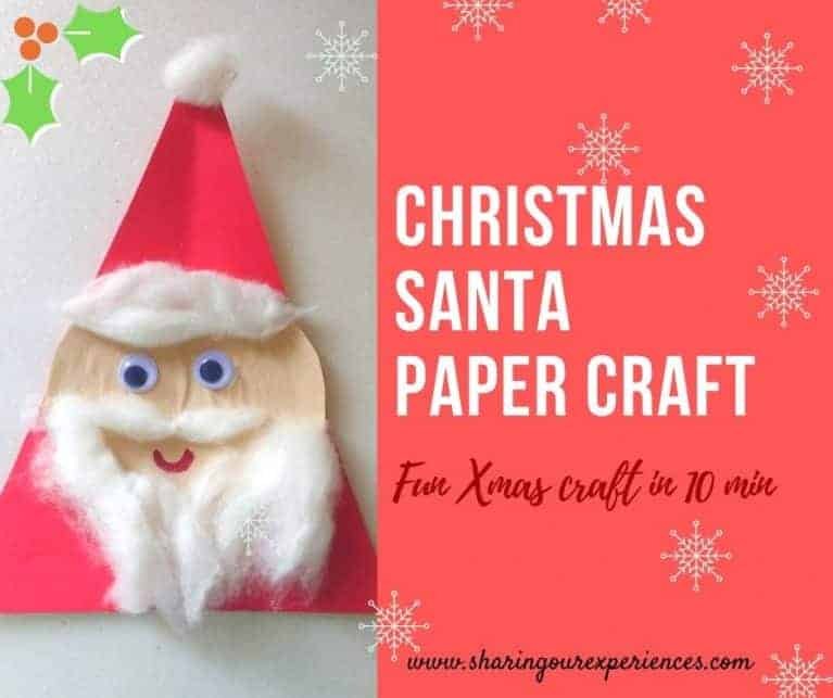 Diy Christmas Santa With Paper Craft - Sharing Our Experiences