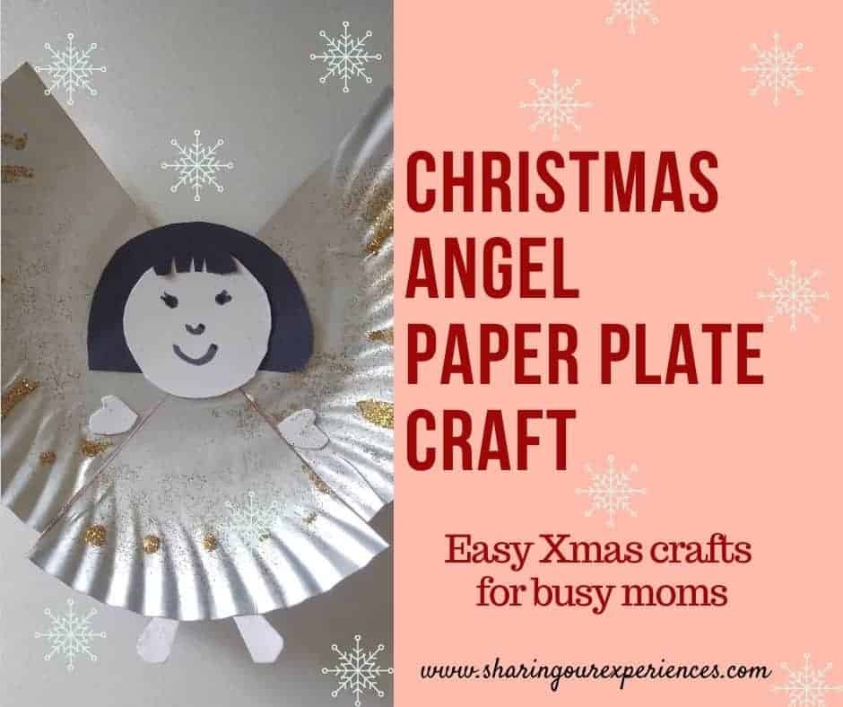 DIY Christmas Angel with Paper Plate