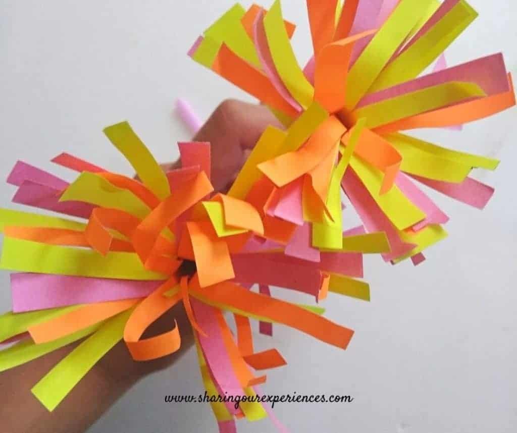 Fire cracker Diwali craft with paper