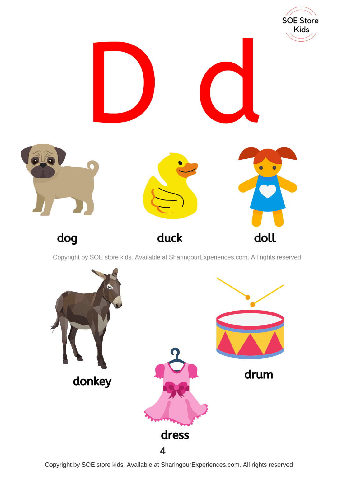 Words for Letter d. Words with Letter d for Kids. Слова на букву d на английском. Letter d Phonics.