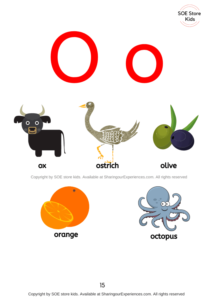 Things that start A,B, C and each letter (phonics sounds ...