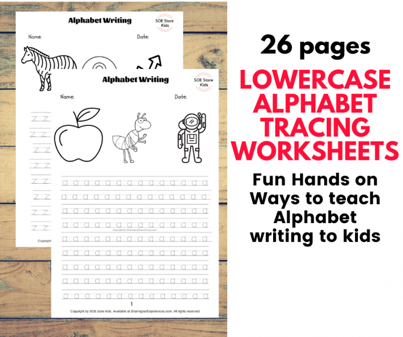 lowercase alphabet writing tracing printables pdf