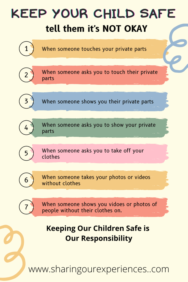 how to teach safe and unsafe touch to preschoolers