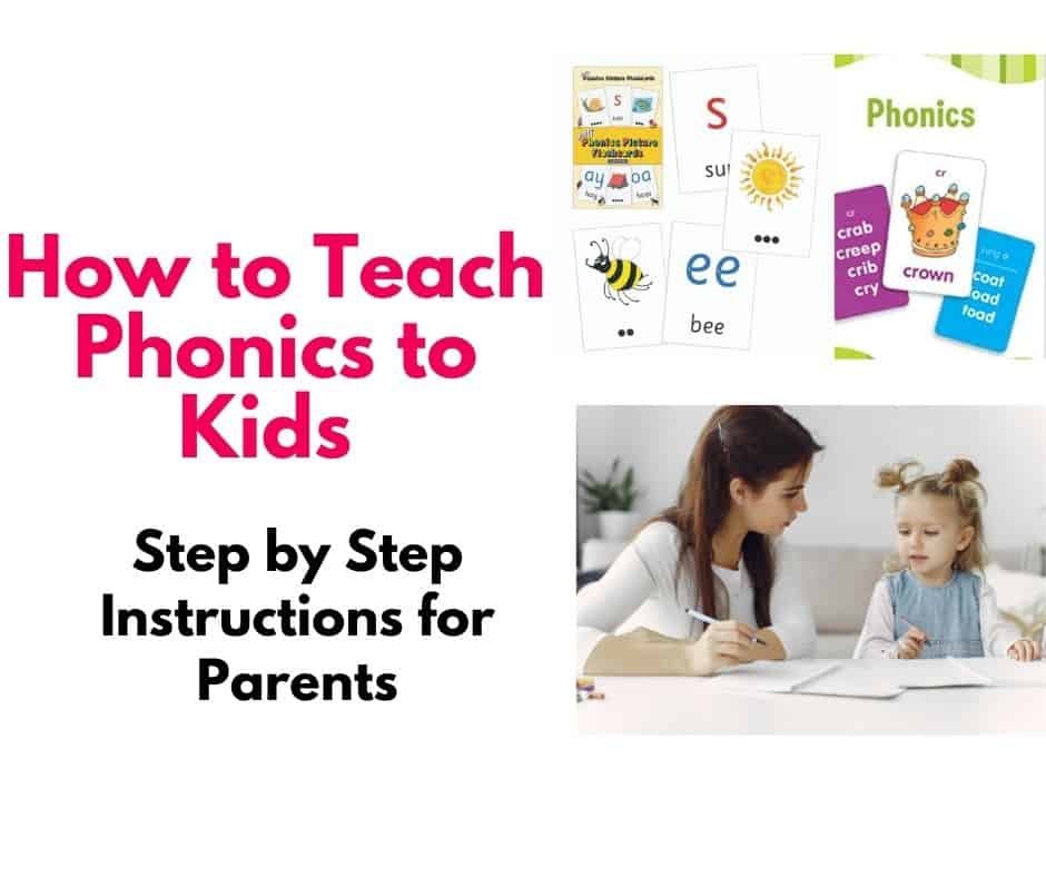 how to teach phonics to kids step by step instructions for parents sharing our experiences