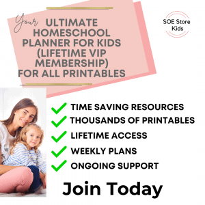 Preschool Nursery Kindergarten prinable pdf pack bundle VIP membership