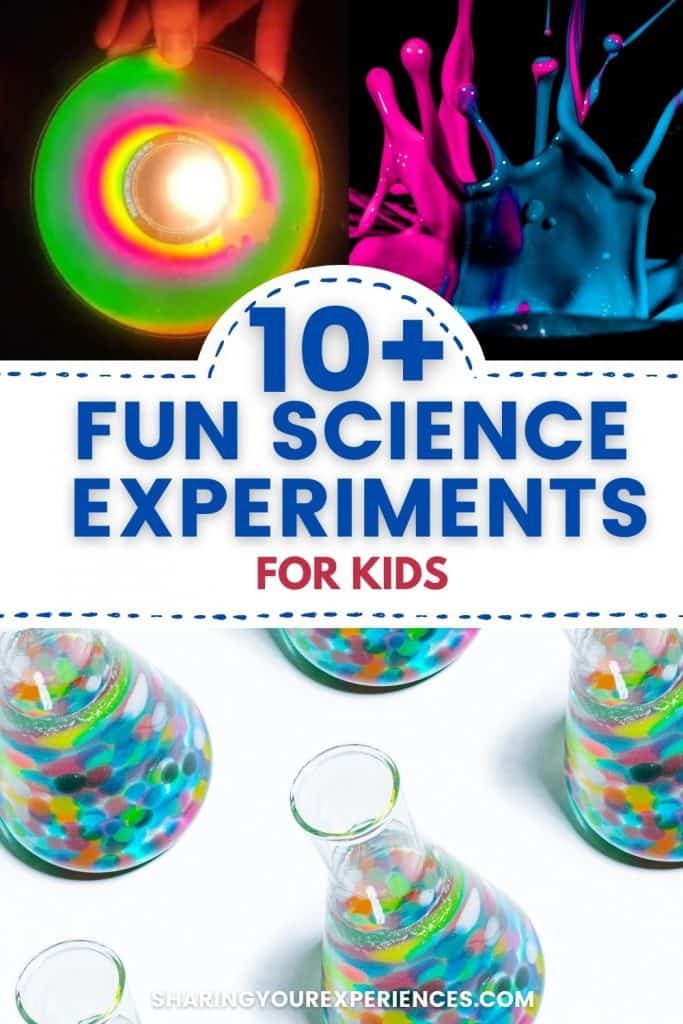 Fun science experiments for 3 to 5 years old preschoolers with material easily available at home