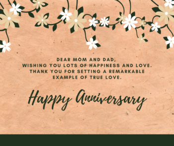 Wedding Anniversary Wishes for Parents - Sharing Our Experiences