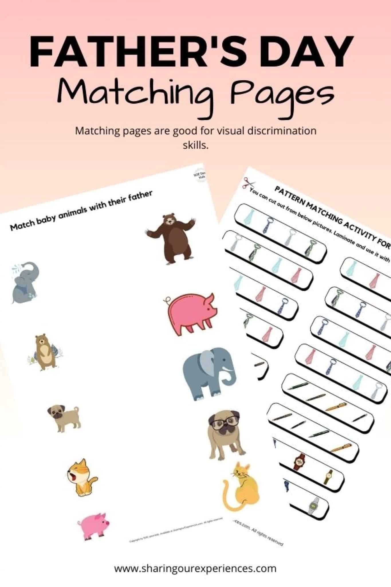 fathers day printable worksheets for kids sharing our experiences