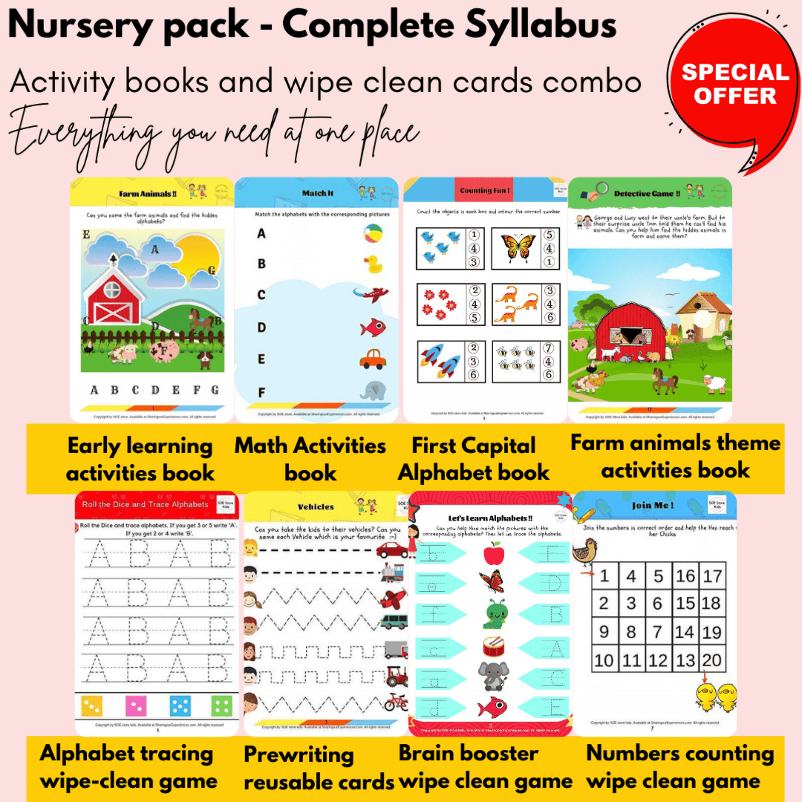 Subjects For Nursery