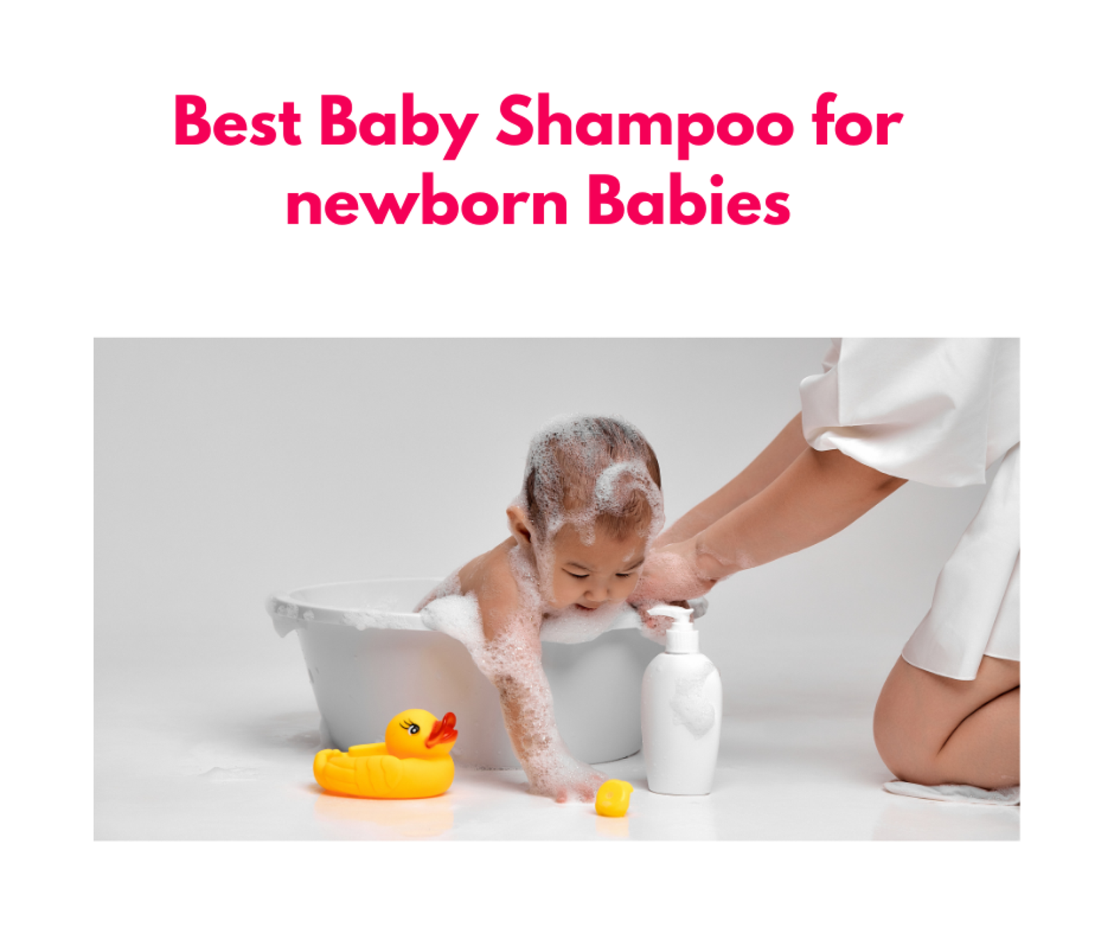 Best Baby Shampoo for newborn Babies in India - Sharing Our Experiences